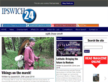 Tablet Screenshot of ipswich24.co.uk
